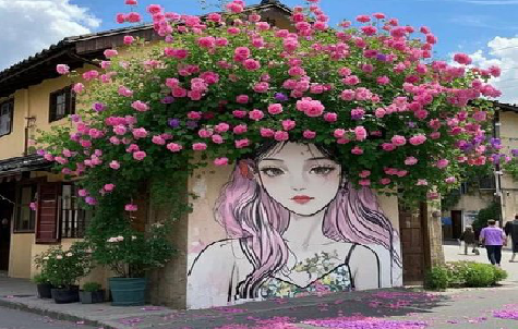 新密怎么设计网红打卡墙绘