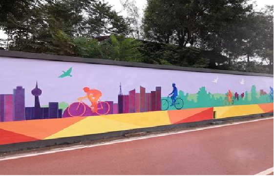 新密墙体彩绘-围墙