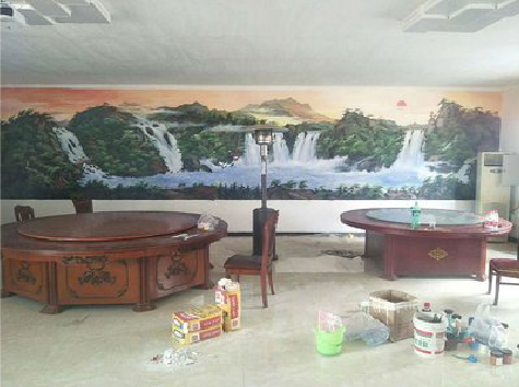 新密墙绘-写实风景