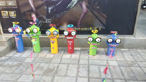 新密商业区彩绘